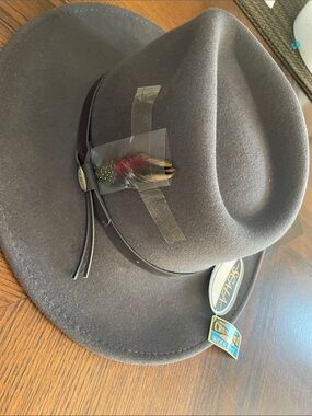 SCALA 100% Wool  Fedora Hat Size Medium